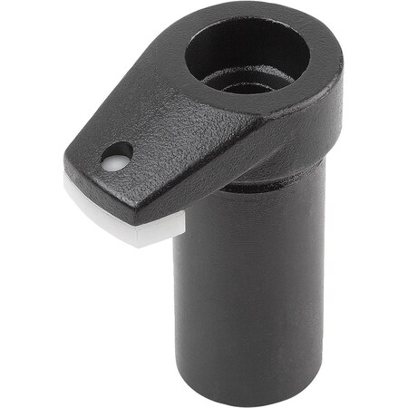 Kipp Hook Clamp With Protective Insert, Form:A Carbon Steel, Comp:Polyacetal, D=16 K0012.206